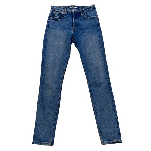 Grlfrnd Karolina Jeans Skinny Denim Blue Size 25 - Picture 1 of 13